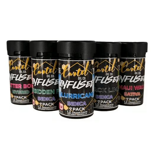 Cartel Oil Co - Infused Pre-Roll Bundle | Indica | Wild Berry Poptart - 8.4 g