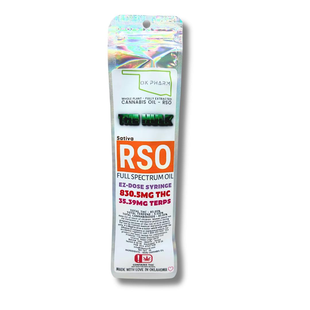 OK PHARM - RSO - THE HULK - 1G - SATIVA