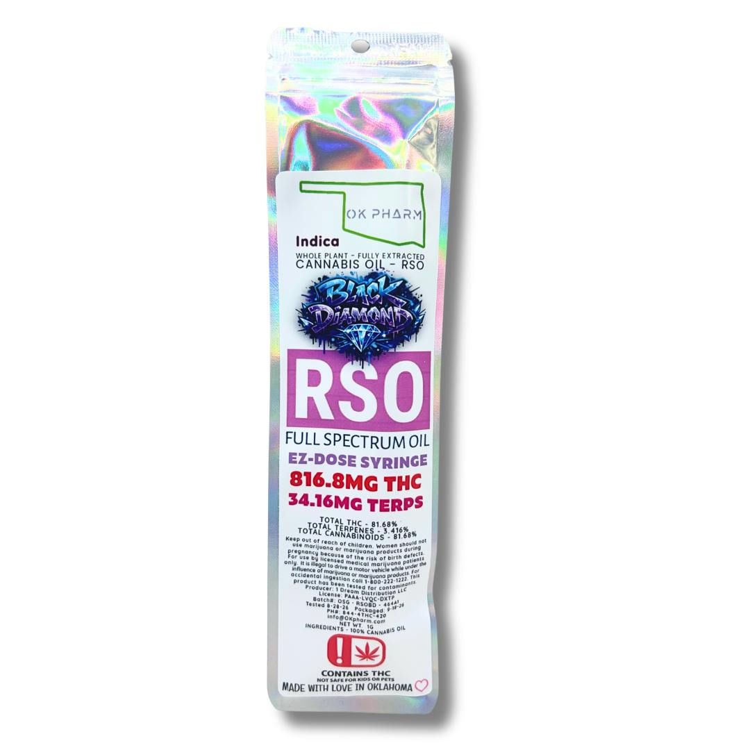 OK PHARM - RSO - BLACK DIAMOND - 1G - INDICA