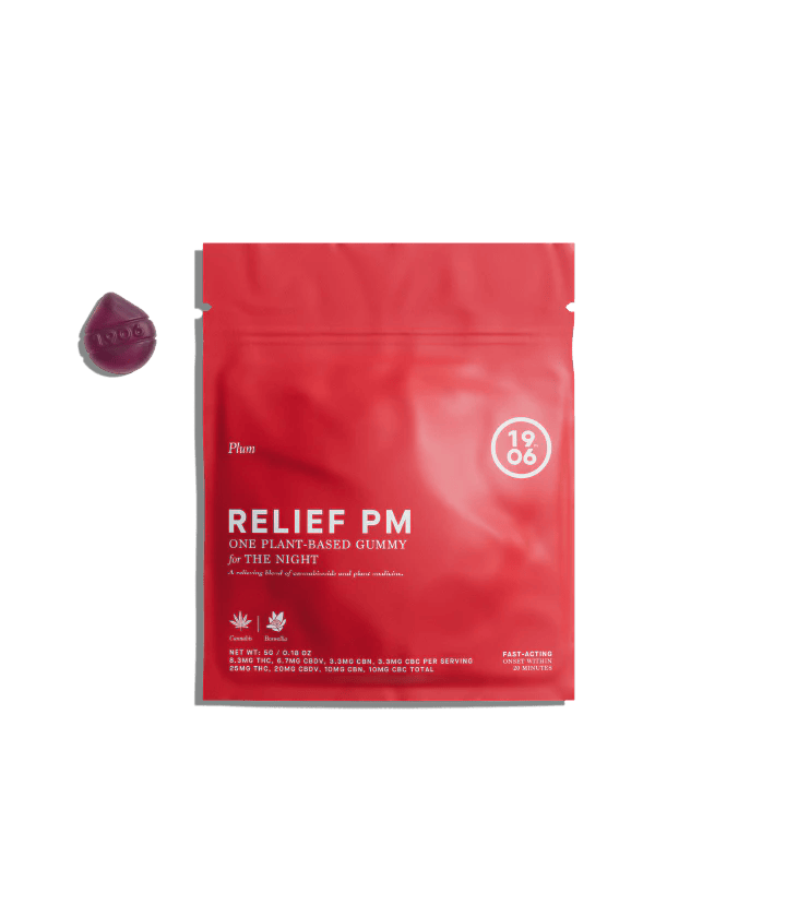1906 - Relief PM Gummy 1pk - 25mg