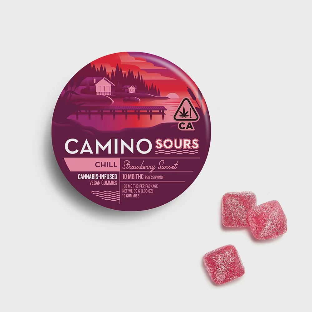 Camino - Strawberry Sunset Chill Sour Gummies 10pk - 100mg