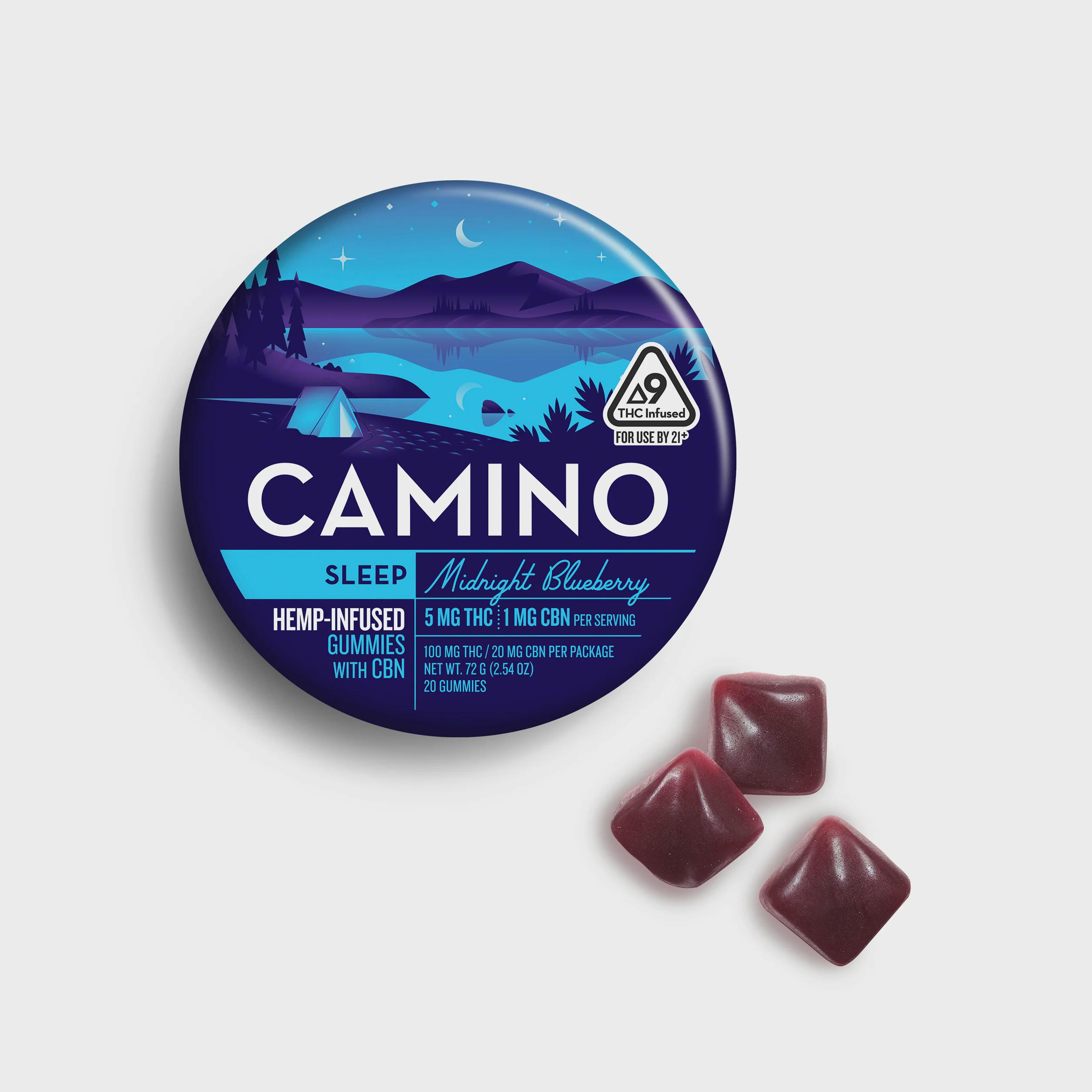 Camino - Midnight Blueberry Sleep Gummies 20pk - 100mg