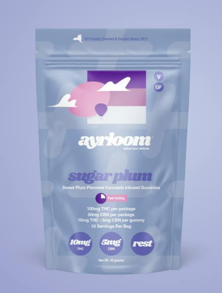 Ayrloom - Sugar Plum Up 2:1 THC:CBN Gummies 10pk - 100mg