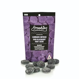 Sour Blackberry Fruit Chews - 100mg THC - ME