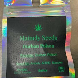 Mainely Seeds DURBAN POISON