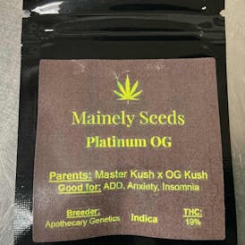 Mainely Seeds Platinum OG
