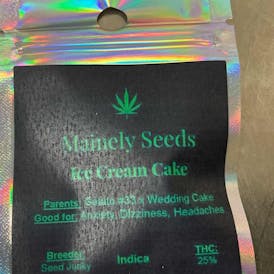 Mainely Seeds ICE CREAM CAKE