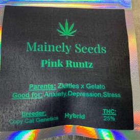 Mainely Seeds PINK RUNTZ