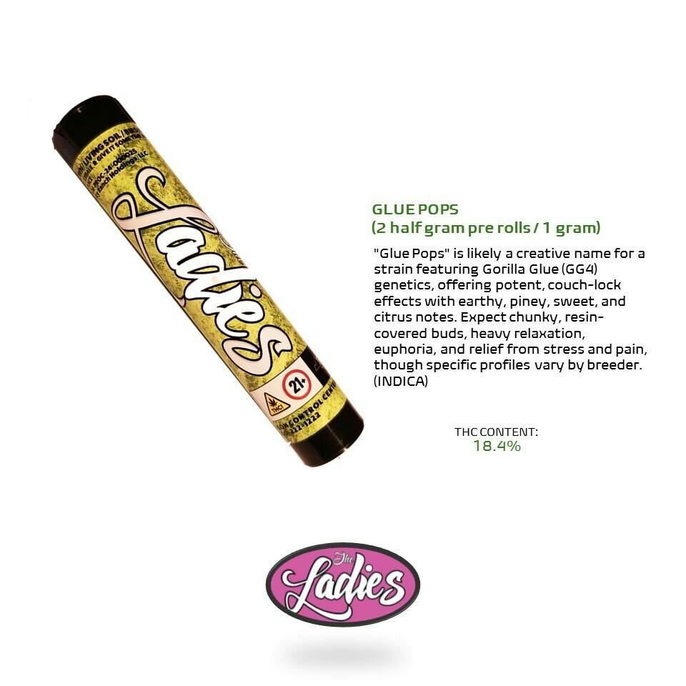PRE-ROLL - GLUE POPS - 1 g - 2 Pack
