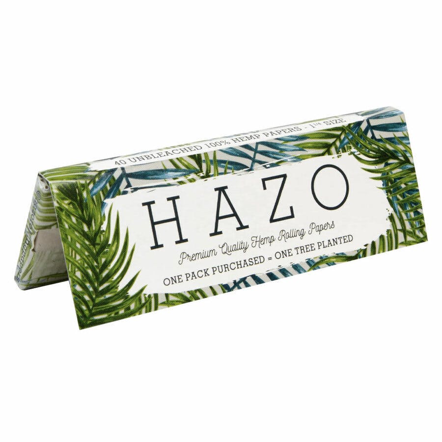 1¼" Unbleached 100% Hemp Rolling Papers by Hazo
