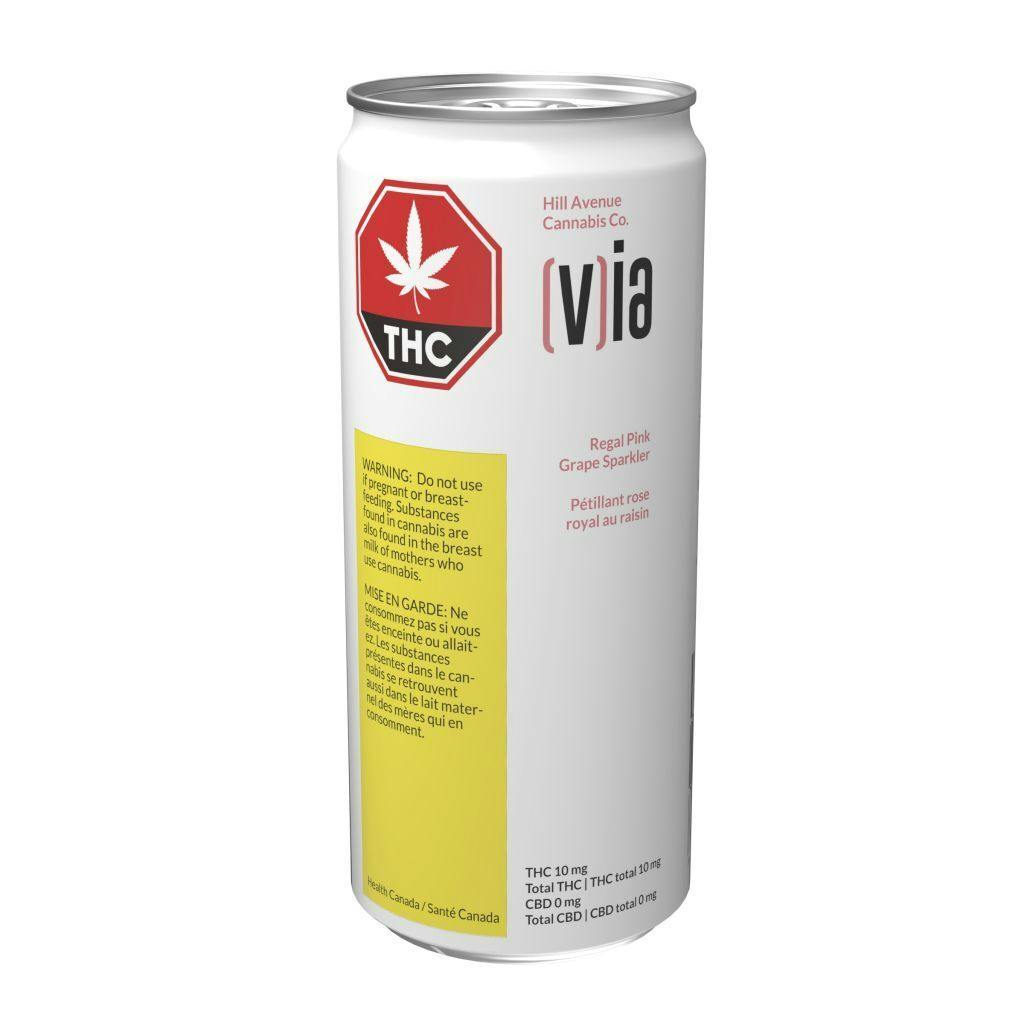 (V)ia - Regal Pink Grape Sparkler - Blend - 1x355ml