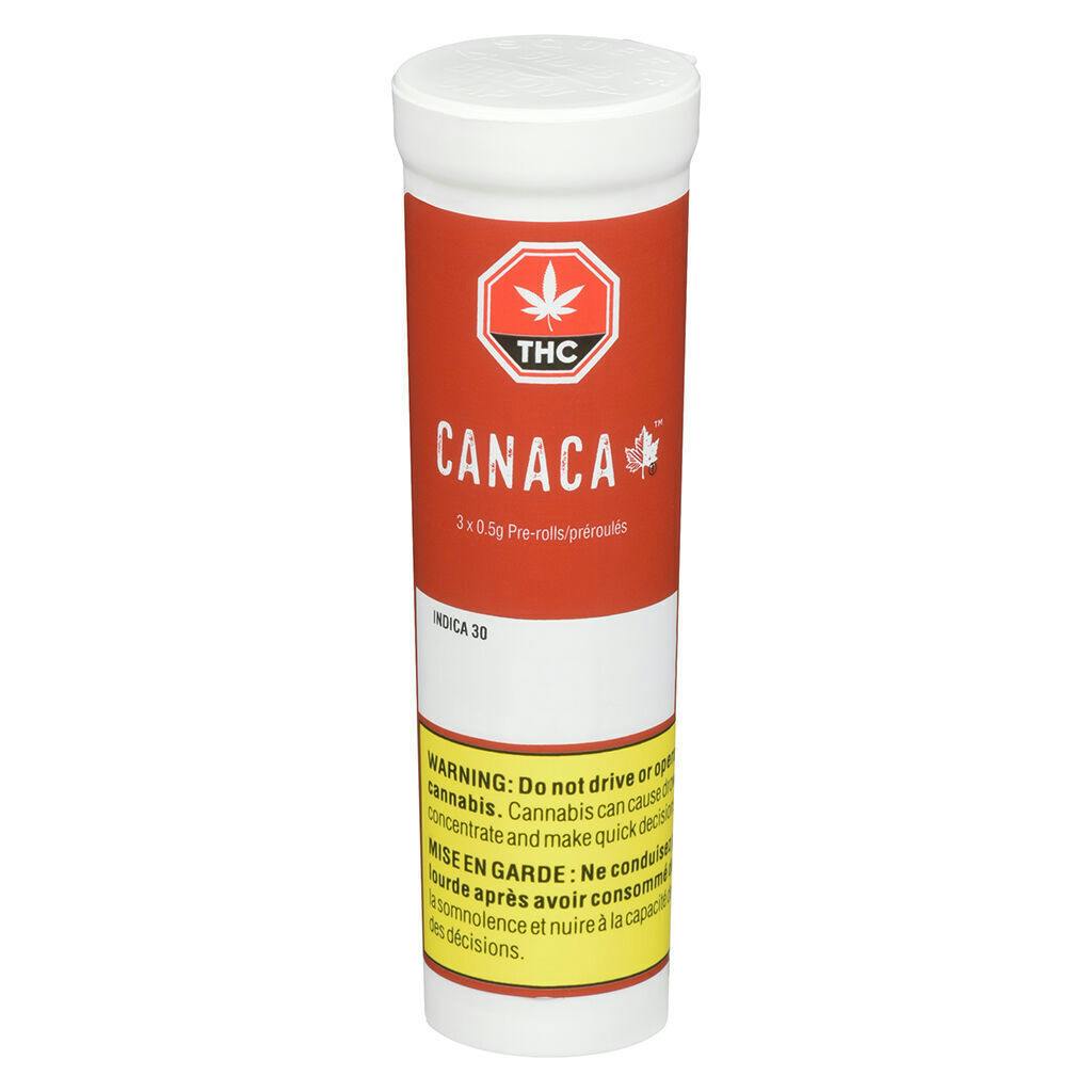 Canaca - Indica 30 Infused Pre-Roll - 3x0.5g