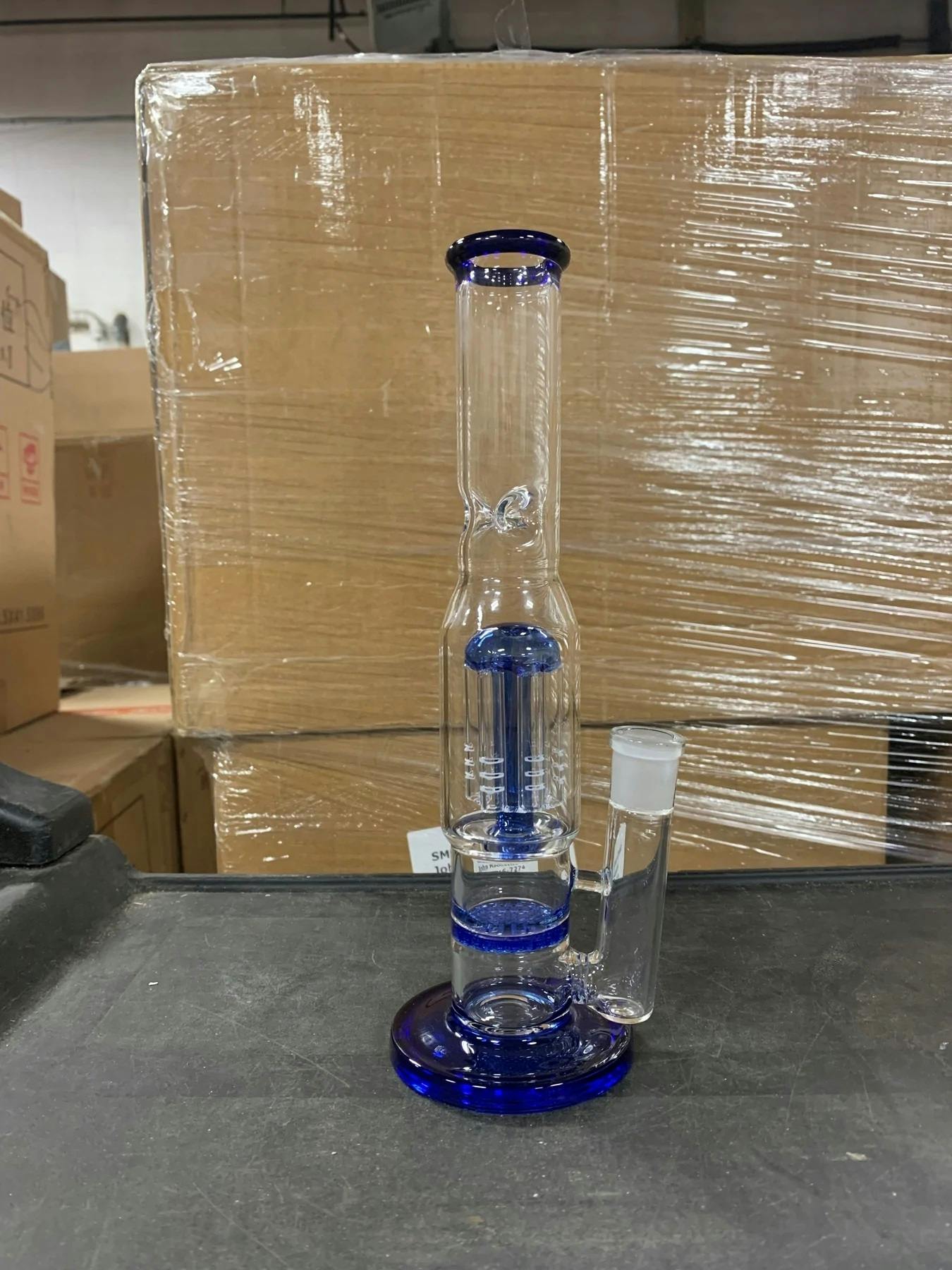 11" Bong with Tree Percolator - Blue