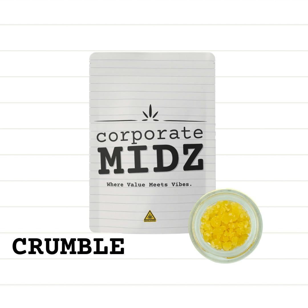 Corp Midz - Mega Mints Crumble at Euphoria Wellness- Weed Dispensary Hamilton