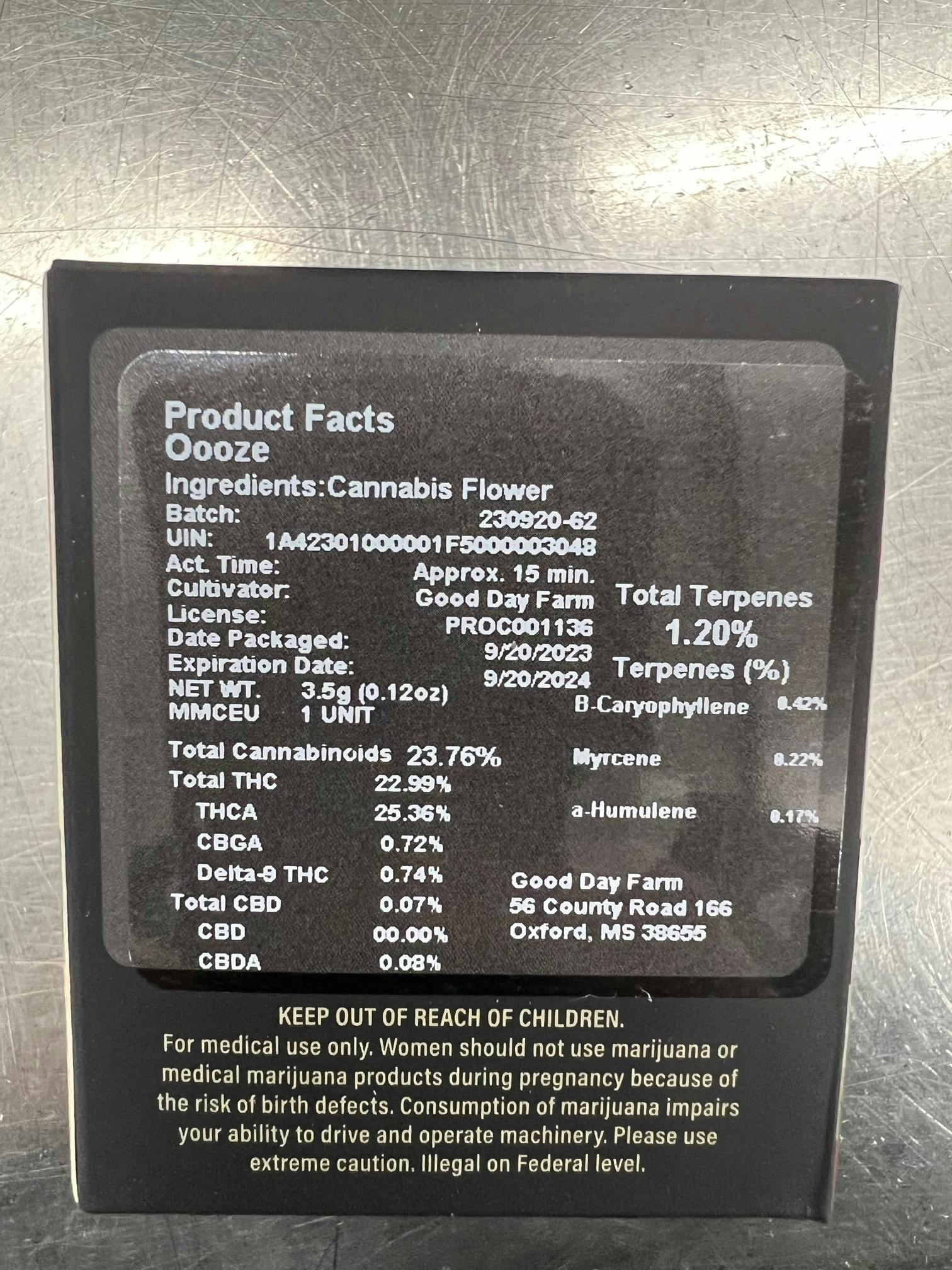 GDF: Flower | Oooze | 3.5g