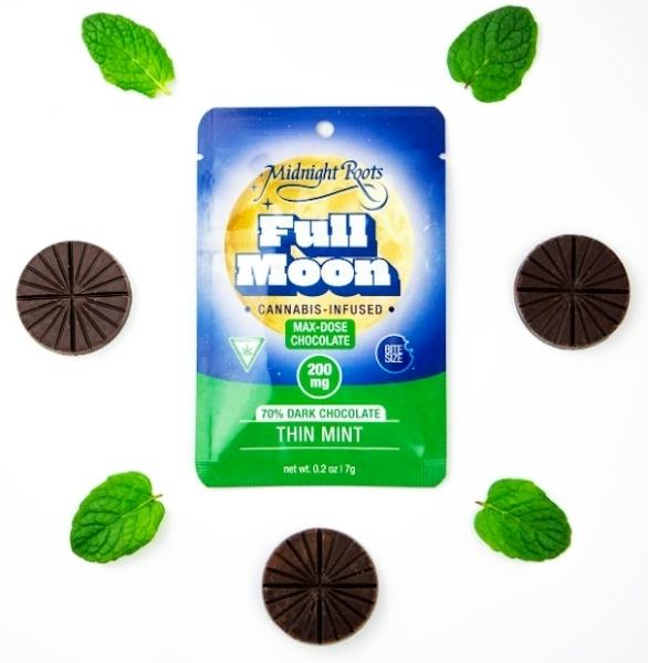 Thin Mint Dark Chocolate | Full Moons cannabis product