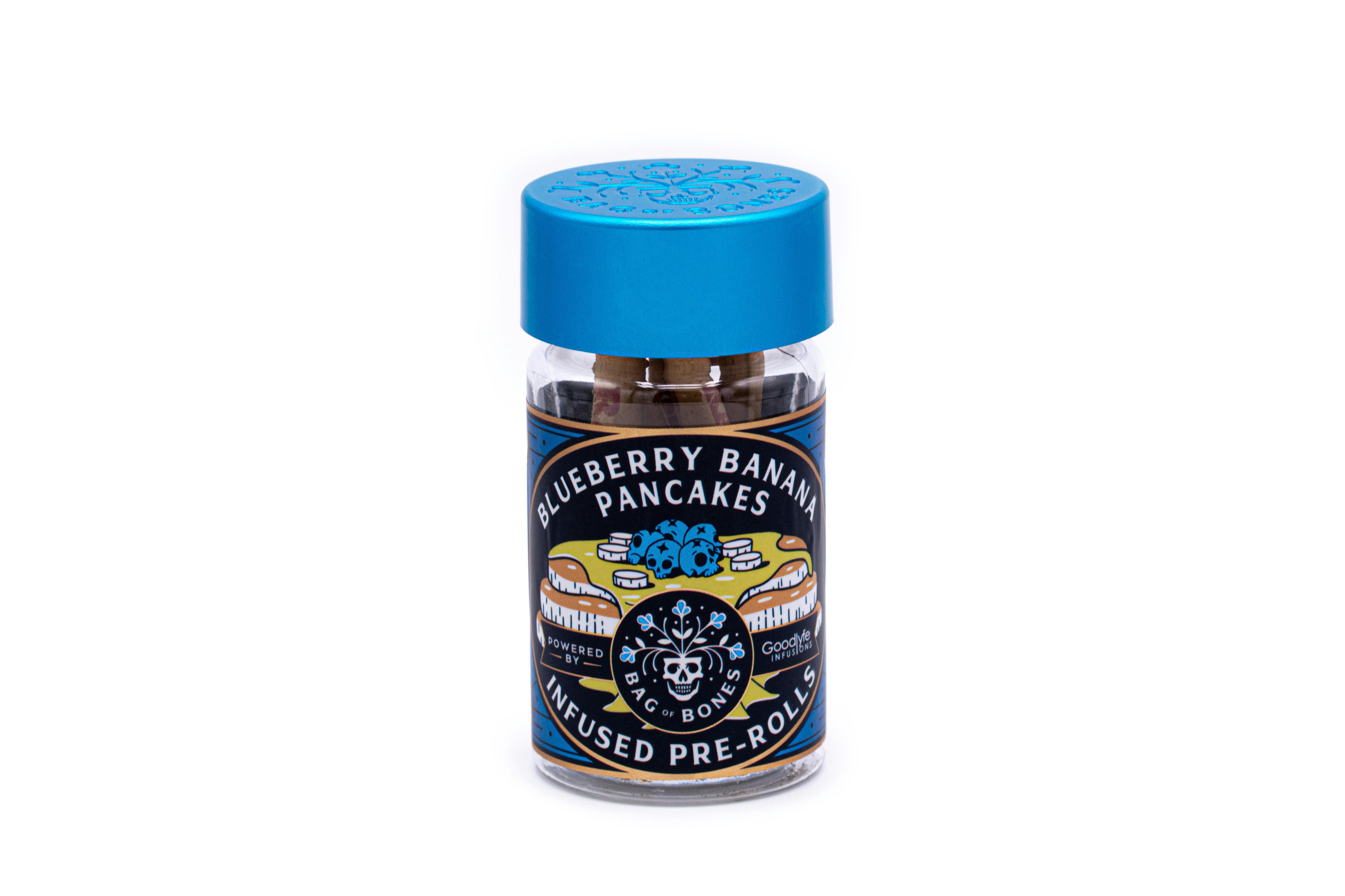 Blueberry Banana Pancakes | 5pk Infused Pre-rolls | 0.55g Each cannabis product