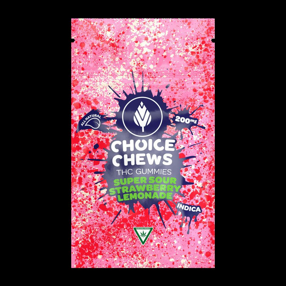 Super Sour Strawberry Lemonade | Soft Chew | 200mg (10pk) cannabis product