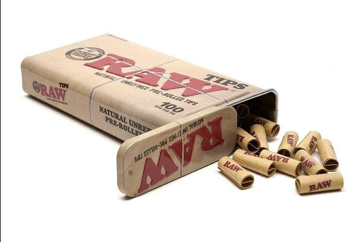 RAW TIPS TIN 100 COUNT