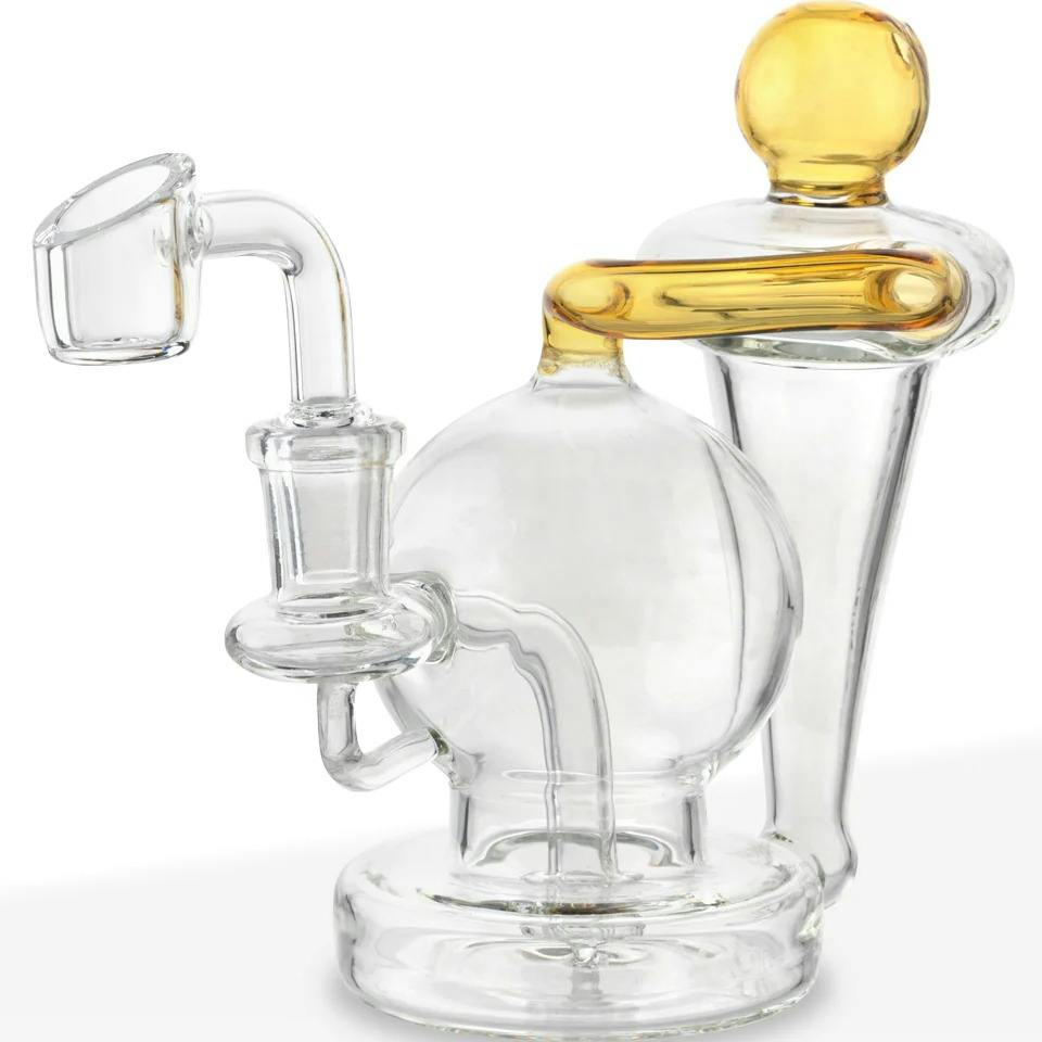 BONG RECYCLER RIG AMBER