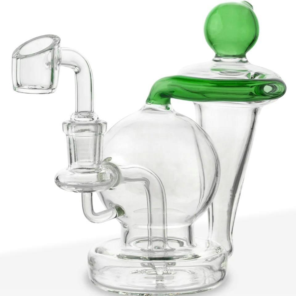 BONG RECYCLER RIG GREEN
