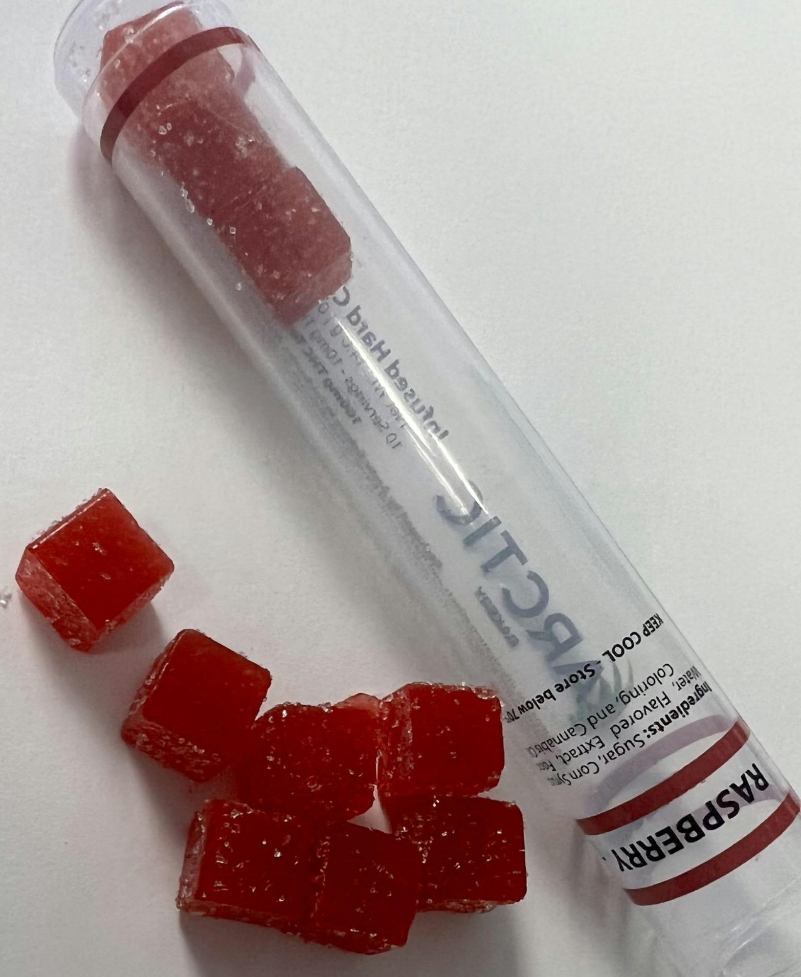 HARD CANDY RASPBERRY 100MG