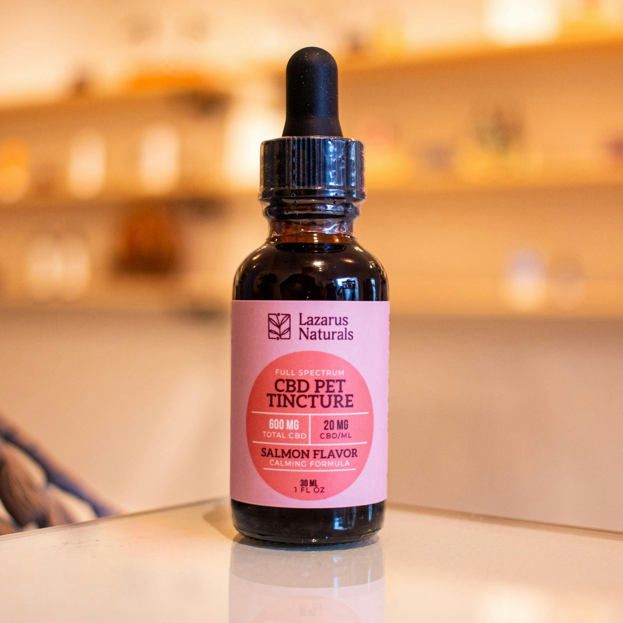 Lazarus | Pet Tincture | Salmon Flavor (600mg) at HIGHLY Recreational Dispensary (Adult use 21+) - Woolwich