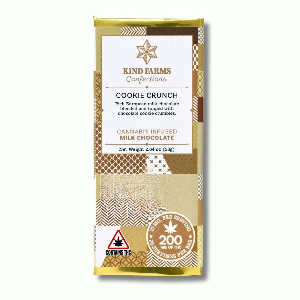 Cookie Crunch Milk Chocolate Bar | [200mg] | Kind Farms