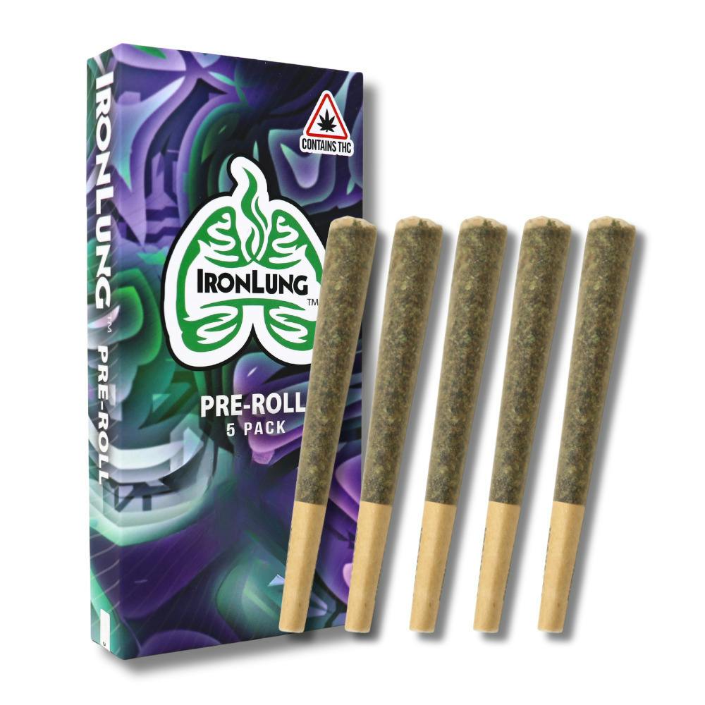 Iron Lung | Pre Roll Pack | Mule Fuel | [5g total] 5pk | Indica
