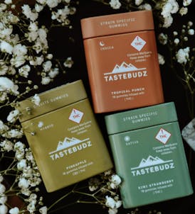 TasteBudz | Green Apple CBC : CBG : THC Rosin Gummies