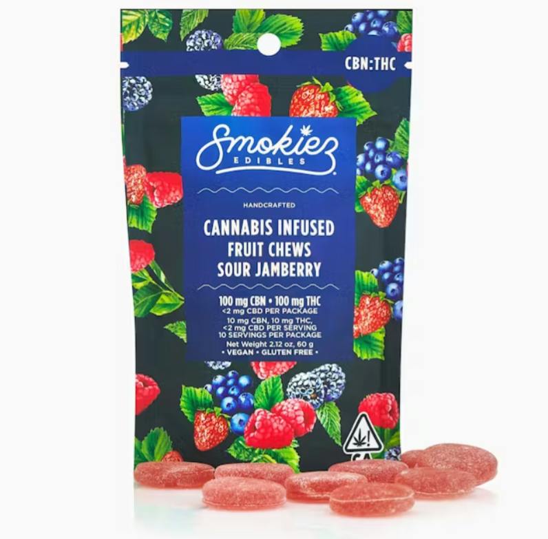 Smokies | Sour Jamberry CBN Gummy