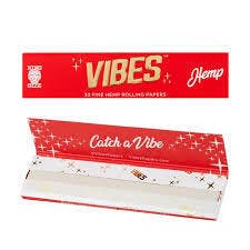 VIBES - PAPERS - KING SIZE SLIM - HEMP RED