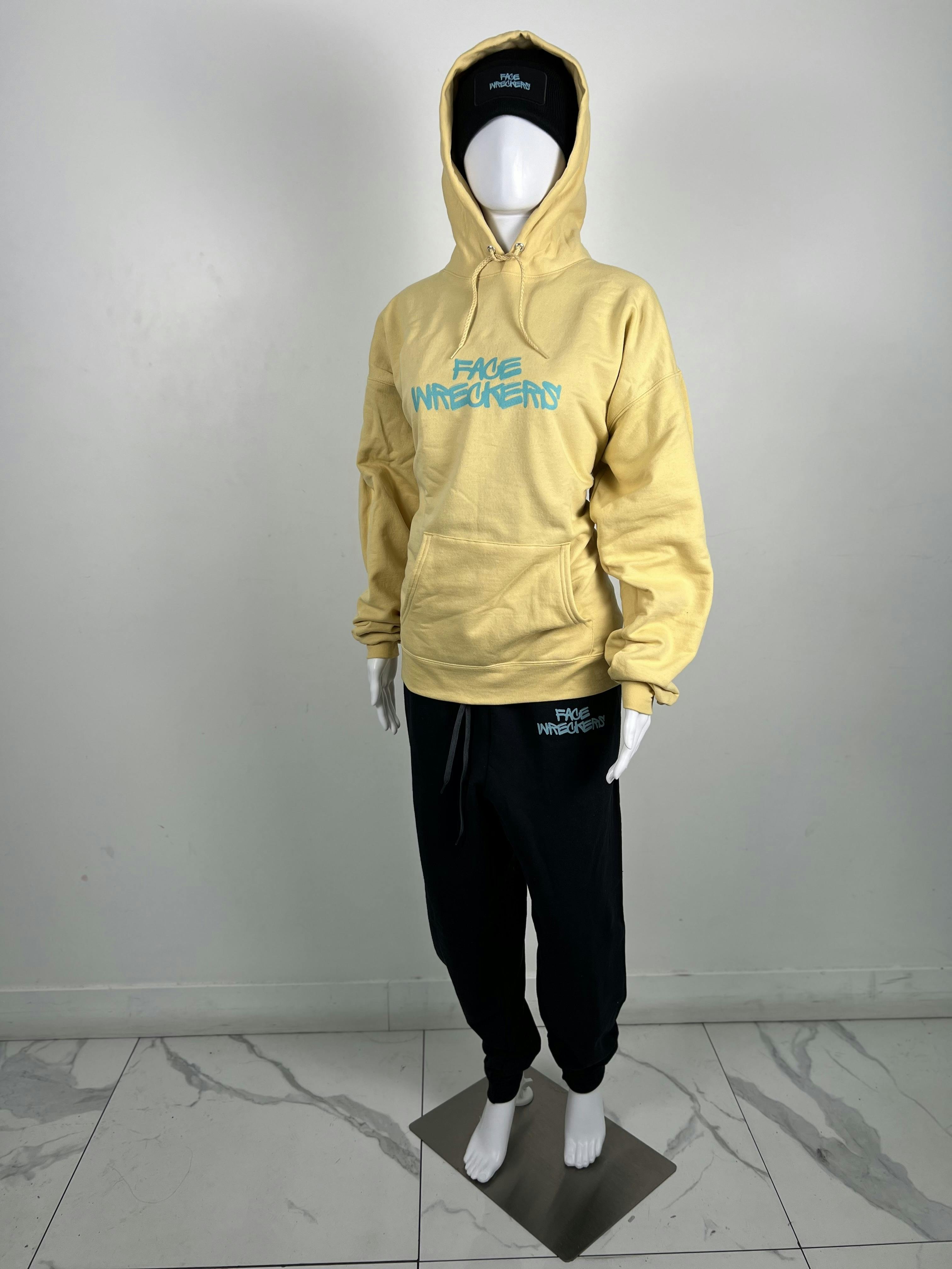 FACE WRECKERS - SWEATSHIRT - YELLOW - M