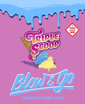 Blow & Go - Triple Scoop (hybrid) - Disposable Vape - 1G