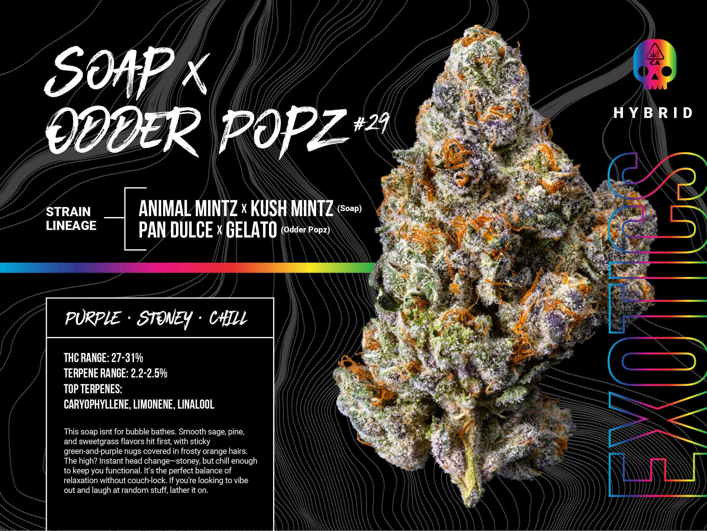 BOSKY - SOAP X ODDER POPZ #29 3.5G JAR - 3.5 grams
