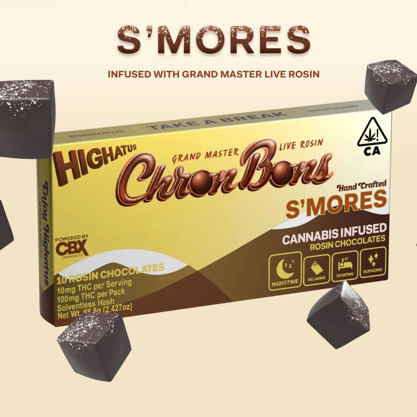 CANNABIOTIX - SMORES CHRONBONS 10PK 100MG