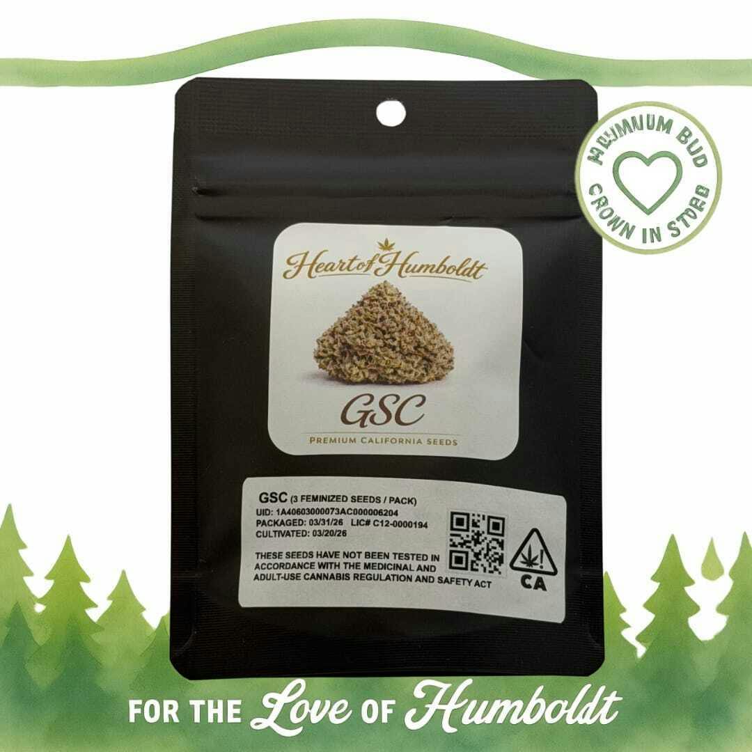 THE HEART OF HUMBOLDT - GSC 3 Pack Fem Seeds