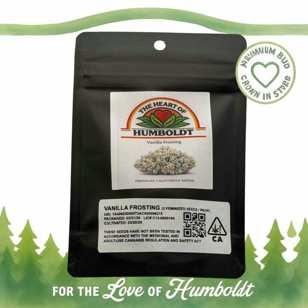 THE HEART OF HUMBOLDT - Vanilla Frosting Pack Fem Seeds
