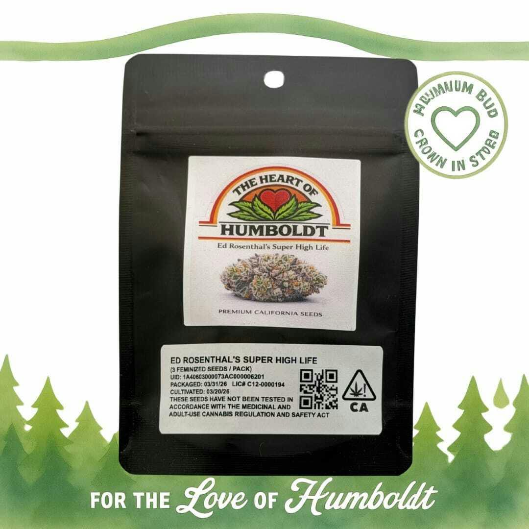 THE HEART OF HUMBOLDT - Ed Rosenthals Super High Life 3 Pack Fem Seeds