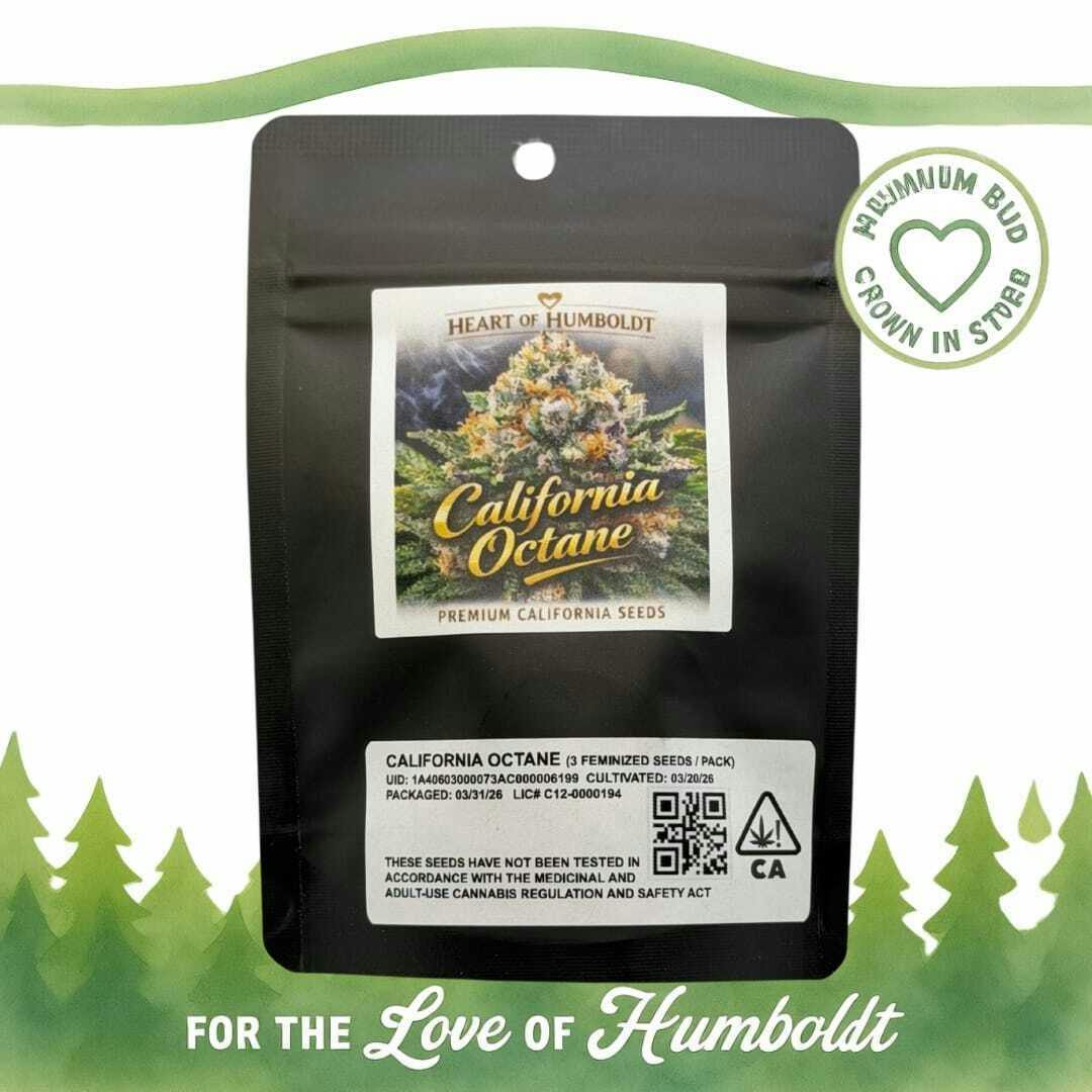 THE HEART OF HUMBOLDT - California Octane 3 Pack Fem Seeds