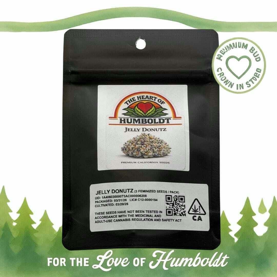 THE HEART OF HUMBOLDT - Jelly Donutz Pack Fem Seeds