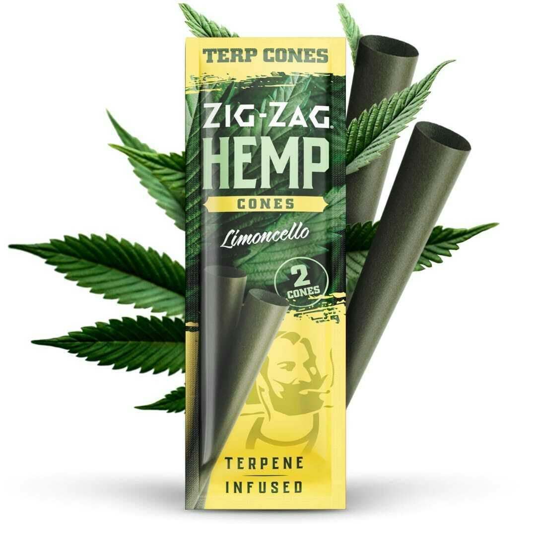 ZIG-ZAG - Terpene Infused Hemp Cones | Limoncello | 2PK