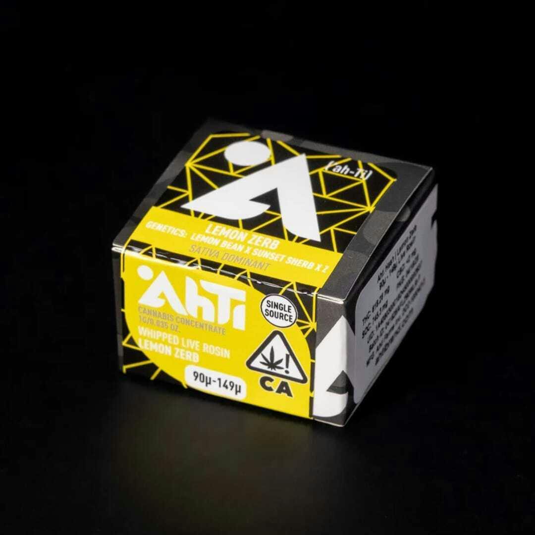 AHTI FARMS - LEMON ZERB 90U-149 LIVE ROSIN