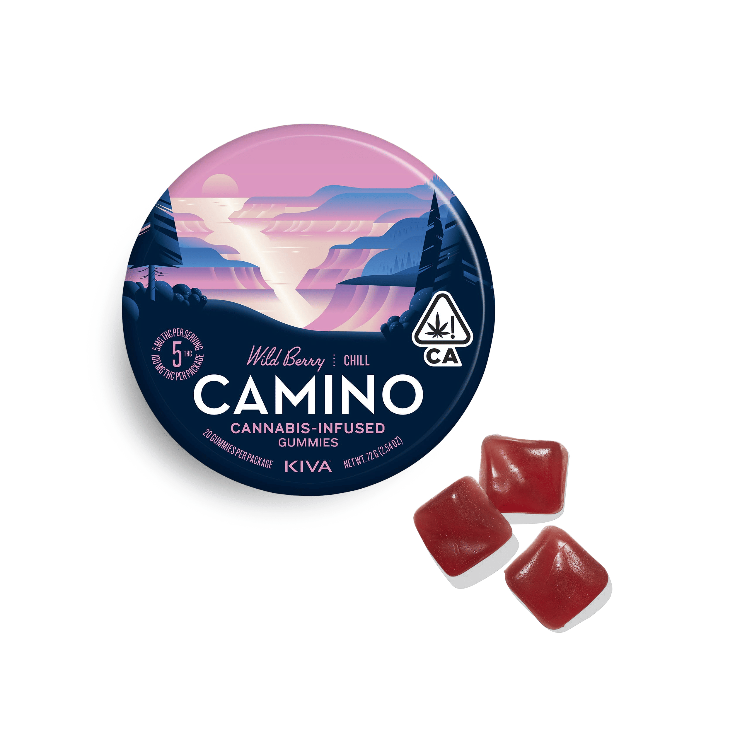 Camino Wild Berry "Chill" Gummies - 20 Gummies