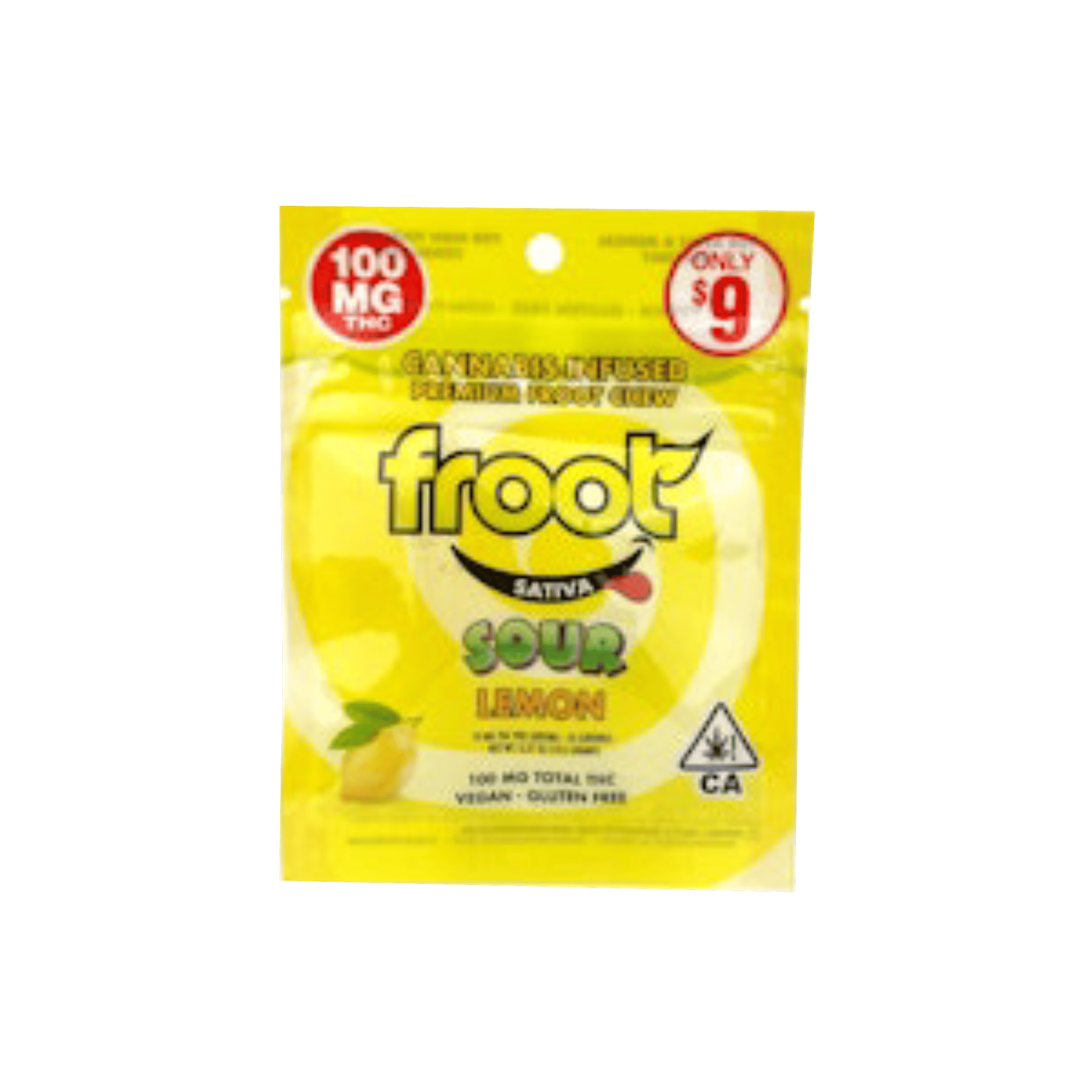 Froot - Lemon 1:1 THC:THCv Gummies - 10 Gummies