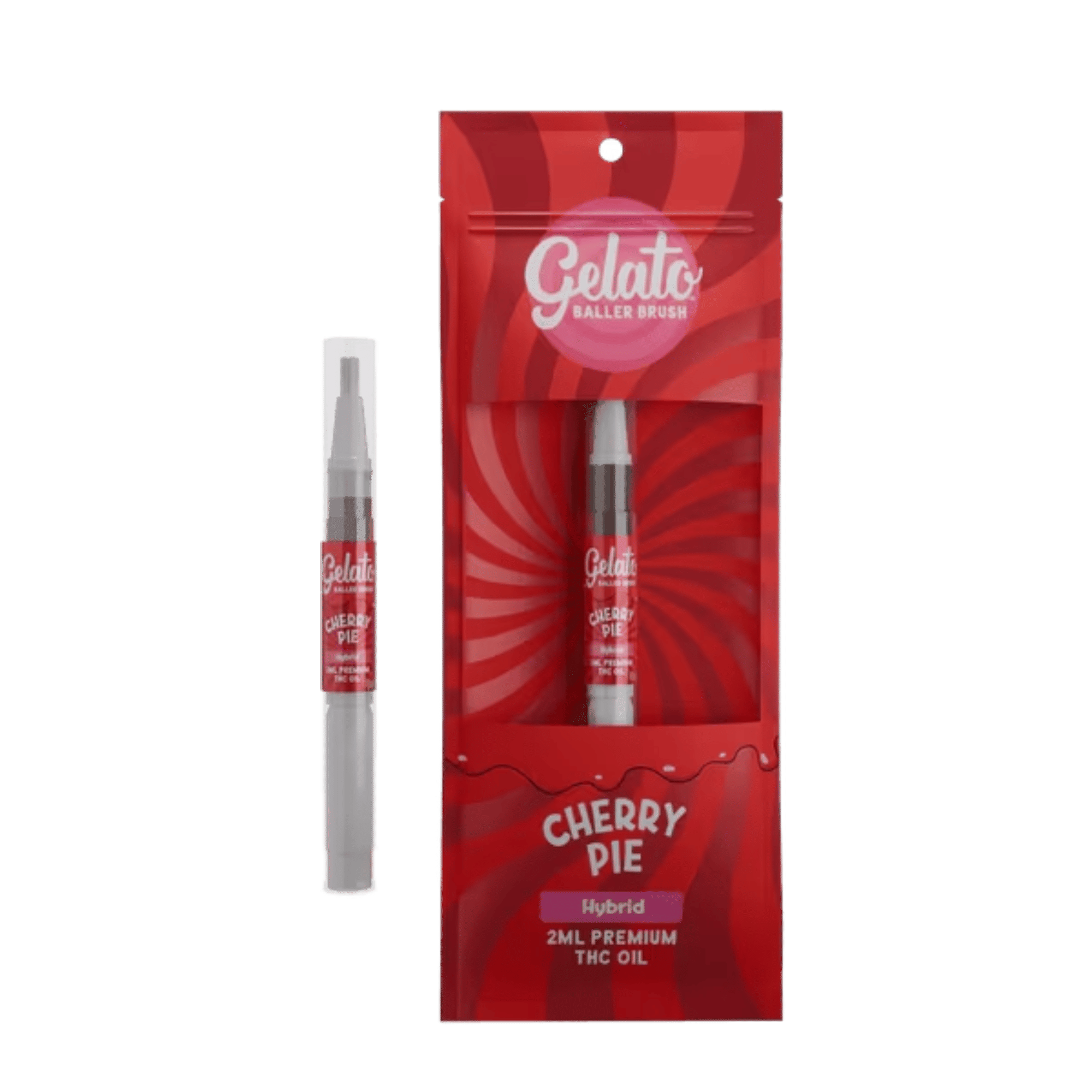 Gelato - Cherry Pie - Baller Brush - 2g Oil Brush