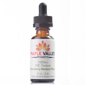 1000mg Strawberry Banana THC Tincture