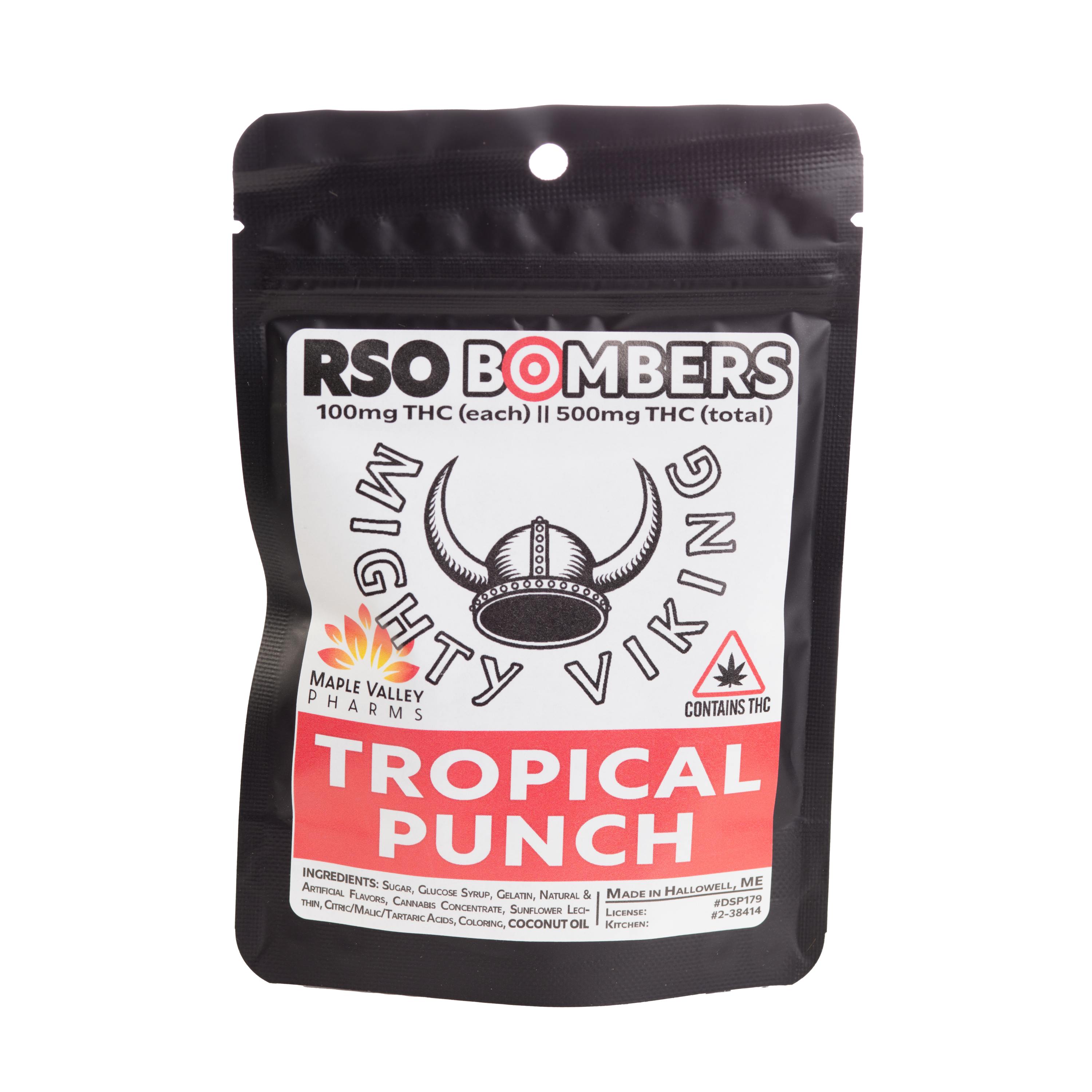 500mg RSO Tropical Punch Bomber