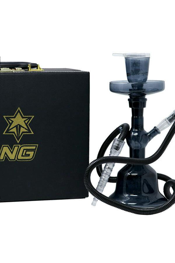 13 inch Full Color Hookah Set Black