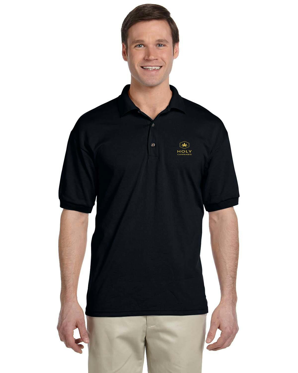 Holy Cannabis Unisex Polo Large